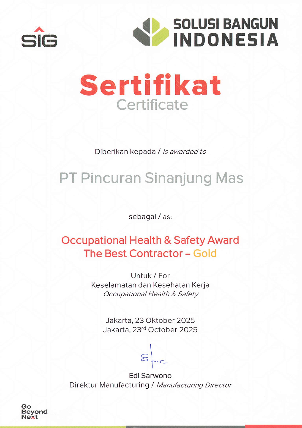 Best Contractor SBI 2025